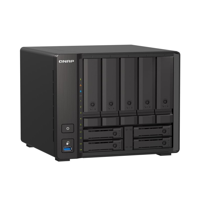 QNAP TS-h973AX-32G (Ryzen 2,2GHz, ZFS, 32GB RAM, 5x 3,5" + 4x 2,5" SATA/ 2x U.2, 2x 2,5GbE, 1x 10GbE)