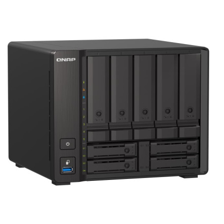 QNAP TS-h973AX-32G (Ryzen 2,2GHz, ZFS, 32GB RAM, 5x 3,5" + 4x 2,5" SATA/ 2x U.2, 2x 2,5GbE, 1x 10GbE)
