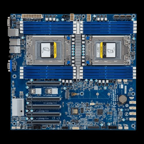 Gigabyte MB MZ72-HB0, 2x SP3, 16x DDR4r, 4x SATA+12xSATA/4xNVMe, 2x NVMe, M.2, 2x 10Gb LAN, 5xPCIe4.0 (3 x16,2 x8), IPMI