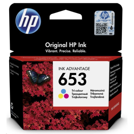 HP Ink Cartridge č.653 Color