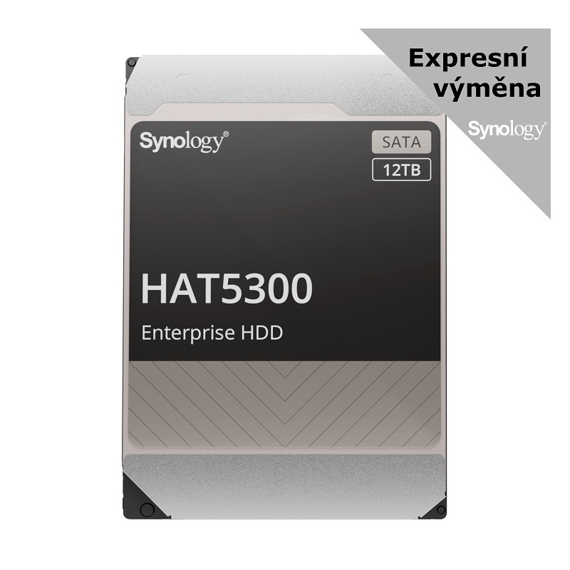 Synology HDD Enterprise SATA 3.5” 12TB HAT5300-12T, 7200ot./min., cache 256MB, 5 let záruka