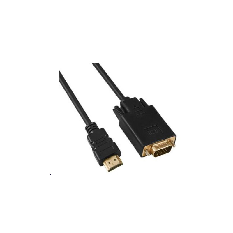 PremiumCord Kabel s HDMI na VGA prevodníkem, délka kabelu 2m