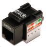 Premium DIGITUS Keystone jack RJ45 Cat5E, UTP - nestíněný, černý