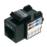 Premium DIGITUS Keystone jack RJ45 Cat6, UTP - nestíněný, černý