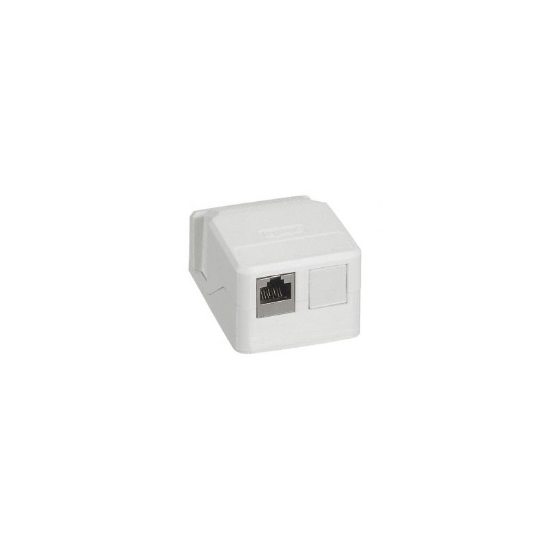 LEGRAND LINKEO C Zásuvkový nástenný neosazený povrchový box pro 2× RJ45, pro 1x nebo 2x keystone