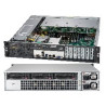 SUPERMICRO 2U short depth front IO chassis 3x 3,5" HS SAS/SATA, DVD, 2x800W (titanium)