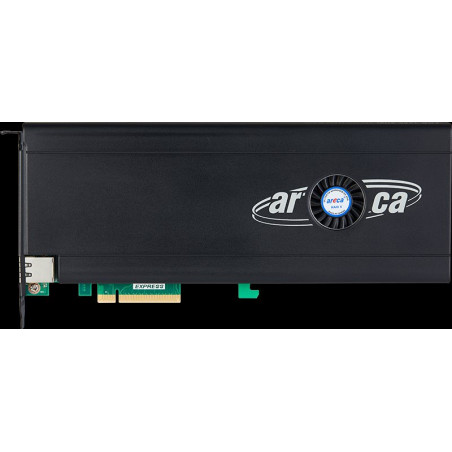 ARECA SATA + NVMe RAID card 6x M.2, 2x SATA, 8GB DDR4, PCIe4.0 x8 Card, FP