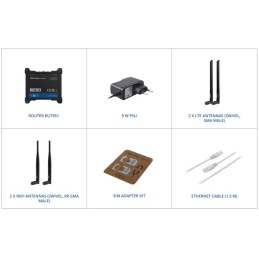 Teltonika LTE Wi-Fi Router RUT951, 2,4 GHz, 802.11b/g/n, 2/3/4G, LTE