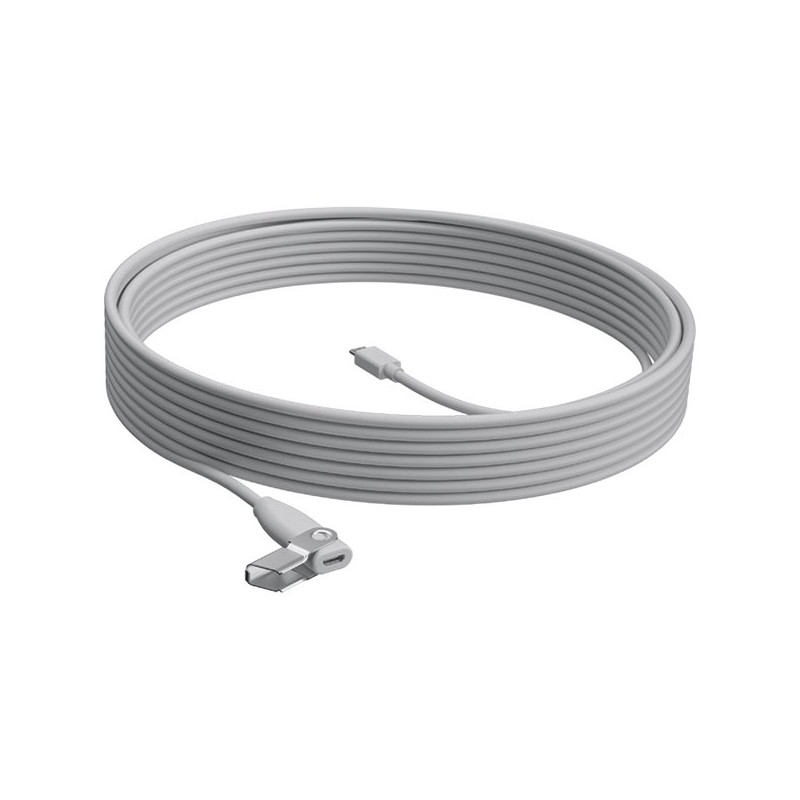 Logitech Rally Mic Pod Extension Cable - OFF-WHITE - USB - 10M