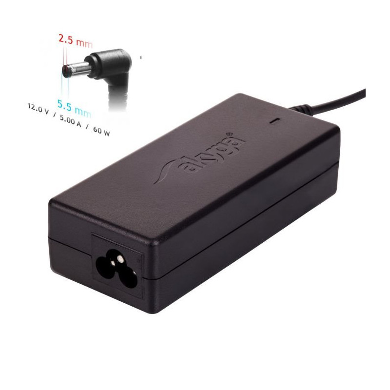 Akyga napájecí zdroj 12V / 5A 60W 5.5 x 2.5 mm
