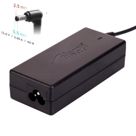 Akyga napájecí zdroj 12V / 5A 60W 5.5 x 2.5 mm