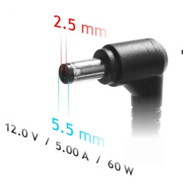 Akyga napájecí zdroj 12V / 5A 60W 5.5 x 2.5 mm