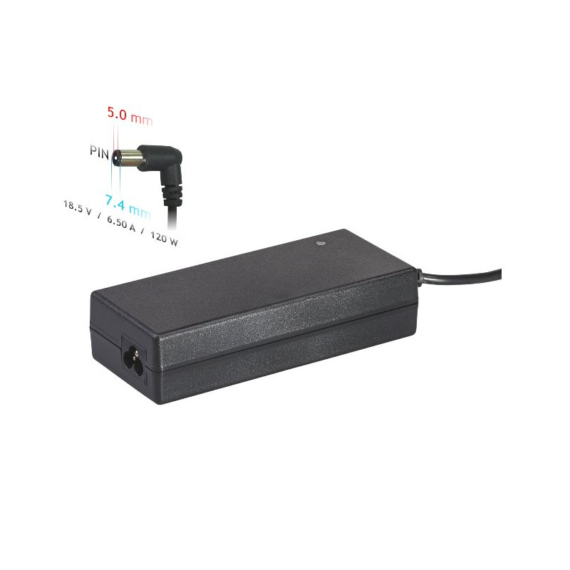 Akyga Nabíjecka na notebook 18.5V/6.5A 120W 7.4 x 5.0 mm + pin pro HP/Compaq