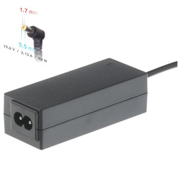 Akyga Nabíjecka na notebook 19V/2.15A 40W 5.5 x 1.7 mm pro Acer/Dell/Packard Bell