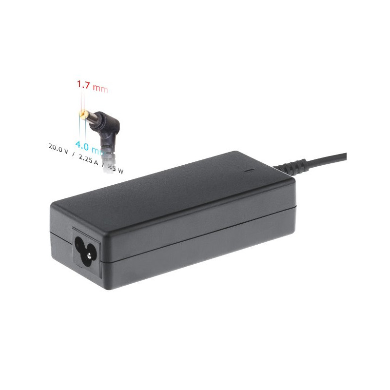 Akyga Nabíjecka na notebook 20V/2.25A 45W 4.0 x 1.7 mm pro Lenovo/IBM
