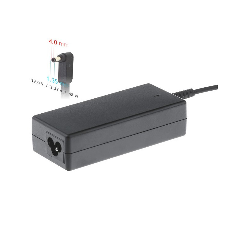 Akyga Nabíjecka na notebook 19V/2.37A 45W 4.0 x 1.35 mm pro Asus