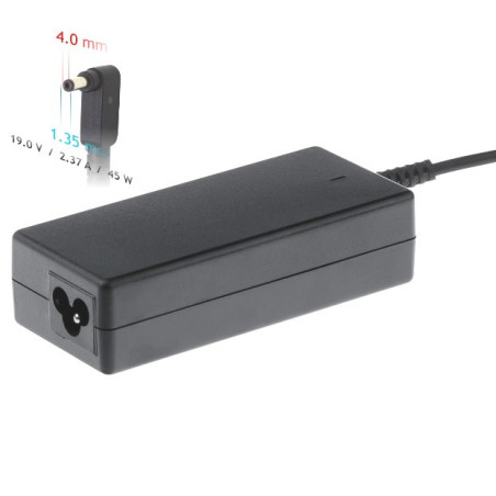 Akyga Nabíjecka na notebook 19V/2.37A 45W 4.0 x 1.35 mm pro Asus