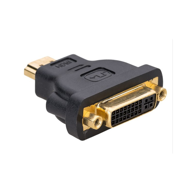 Akyga adaptér DVI-F/HDMI-M/Duplex/cerná