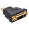 Akyga adaptér DVI-F/HDMI-M/Duplex/cerná