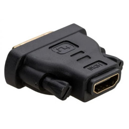 Akyga adaptér DVI-M 24+5/HDMI-F/Duplex/cerná