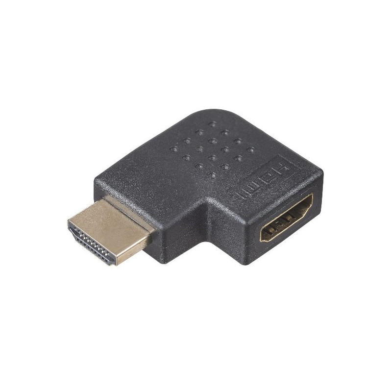 Akyga konvertor HDMI-M/HDMI-F 90°/cerná