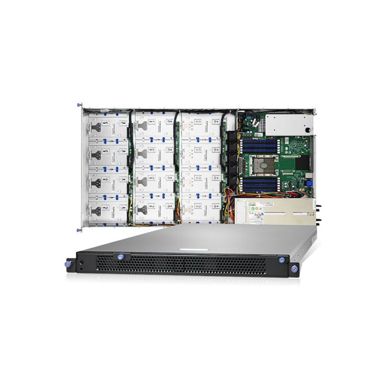 Tyan Thunder SX GT86C-B5630. 1U, 2x LGA3647 SKL CPU, 12 x DIMM slots, 1 x PCI-E Gen3 x16 slot (HH/ HL), 12x 3.5" / 2.5"