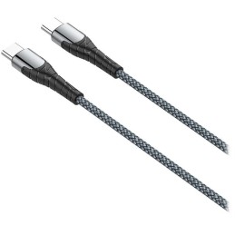 Colorway Datový Kabel USB-C/ USB-C/ 3A/ Fast Charging 65W/ 2m/ Šedivý