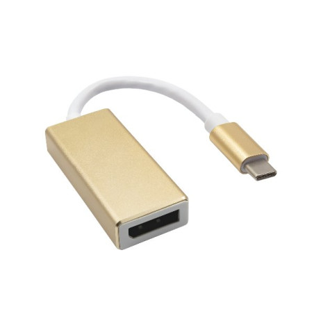 Akyga konventor USB type C/DisplayPort-F/ABS/15cm