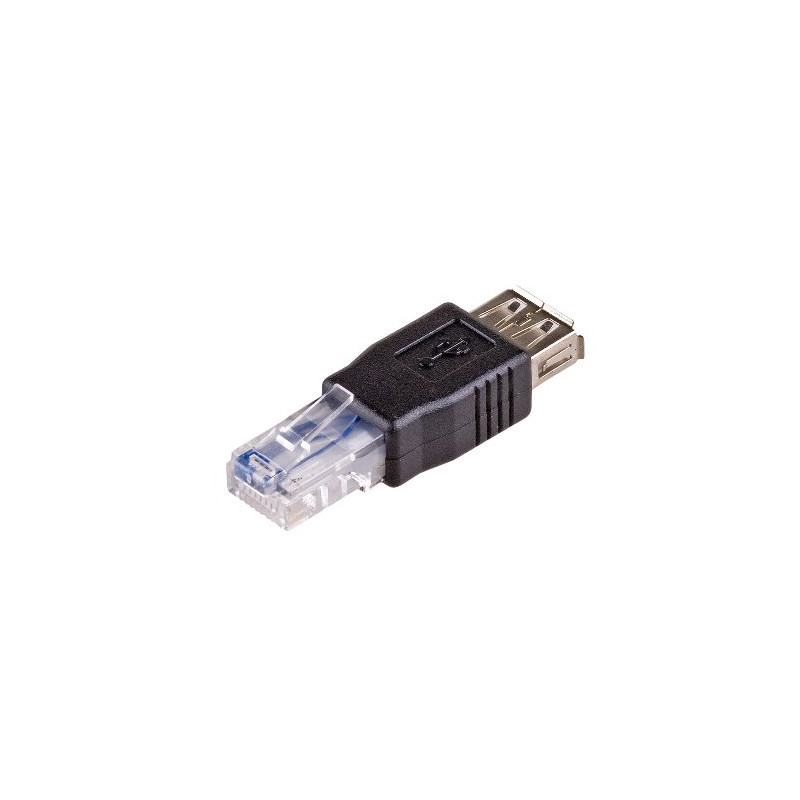 Akyga adaptér USB-AM/USB-AM/ABS/cerná