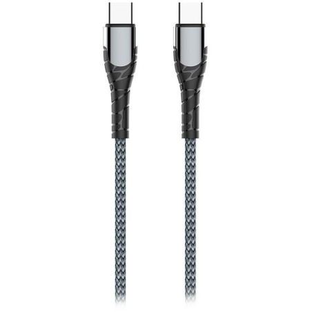 Colorway Datový Kabel USB-C/ USB-C/ 3A/ Fast Charging 65W/ 1m/ Šedivý