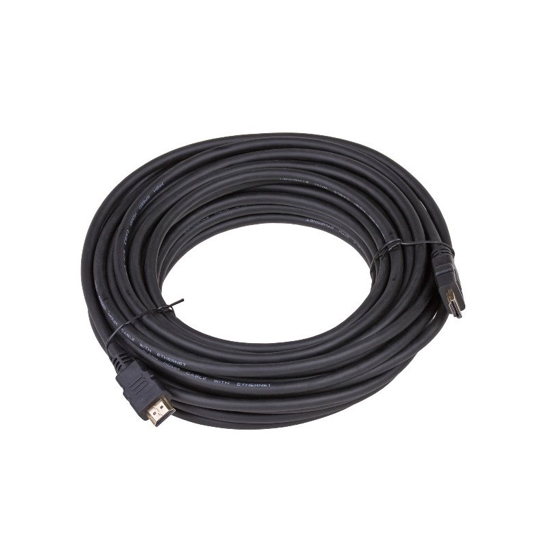 Akyga Kabel HDMI 1.4 (M), Full HD/4K 10.2Gbps, černý 15m