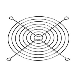 Akyga ventilátor gril 12 cm/stríbrná