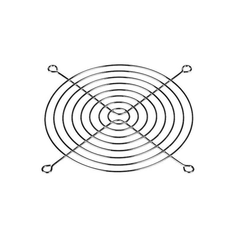 Akyga ventilátor gril 12 cm/stríbrná