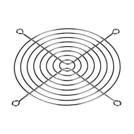 Akyga ventilátor gril 12 cm/stríbrná