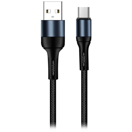 Colorway Datový Kabel USB/ USB-C / 2.4A/ 1m/ Černý