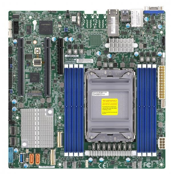 SUPERMICRO MB 1xLGA4189, iC621A, 8x DDR4 ECC, 4xNVMe, 10xSATA3, M.2, 3x PCIe4.0, 2x 10Gb LAN,IPMI