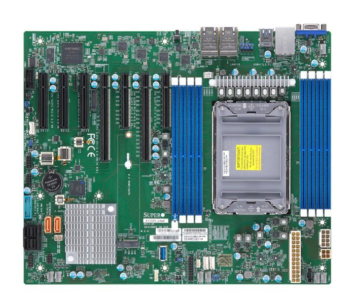 SUPERMICRO MB 1xLGA4189, iC621A, 8x DDR4 ECC, 10xSATA3, M.2, 7x PCIe4.0, 4x 1Gb LAN,IPMI