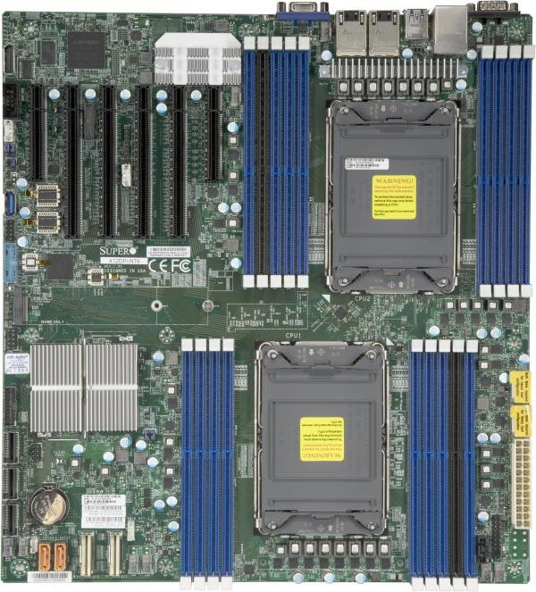 SUPERMICRO MB 2xLGA4189, iC621A, 18x DDR4 ECC, 4xNVMe, 14xSATA3, M.2, 6x PCIe4.0, 2x 1Gb LAN,IPMI