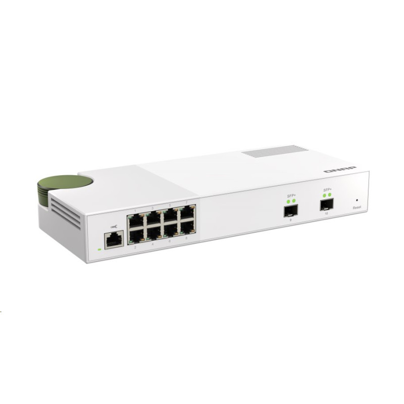 QNAP managovatelný switch QSW-M2108-2S (8x 2,5GbE RJ45 a 2x 10GbE SFP+)