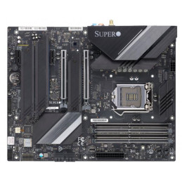 SUPERMICRO MB LGA1200/125W, Z590, 4x DDR4,4xSATA3, 2xPCIe4.0 x16 2x 3.0 x1, 3x M.2, 10Gb+1Gb LAN+WiFi, DP+HDMI, Audio