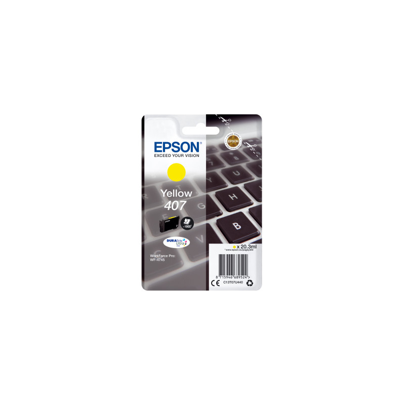 Epson atrament WP4745 series yellow L
