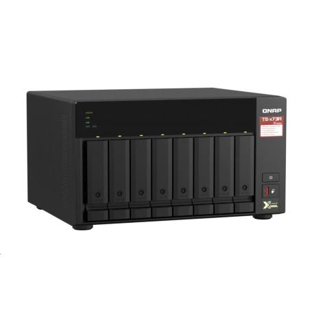 QNAP TS-873A-8G (Ryzen 2,2GHz / 8GB RAM / 8x SATA / 2x M.2 NVMe slot / 2x 2,5GbE / 2x PCIe / 4x USB)