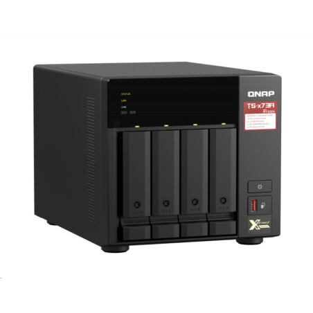 QNAP TS-473A-8G (Ryzen 2,2GHz / 8GB RAM / 4x SATA / 2x M.2 NVMe slot / 2x 2,5GbE / 2x PCIe / 4x USB)