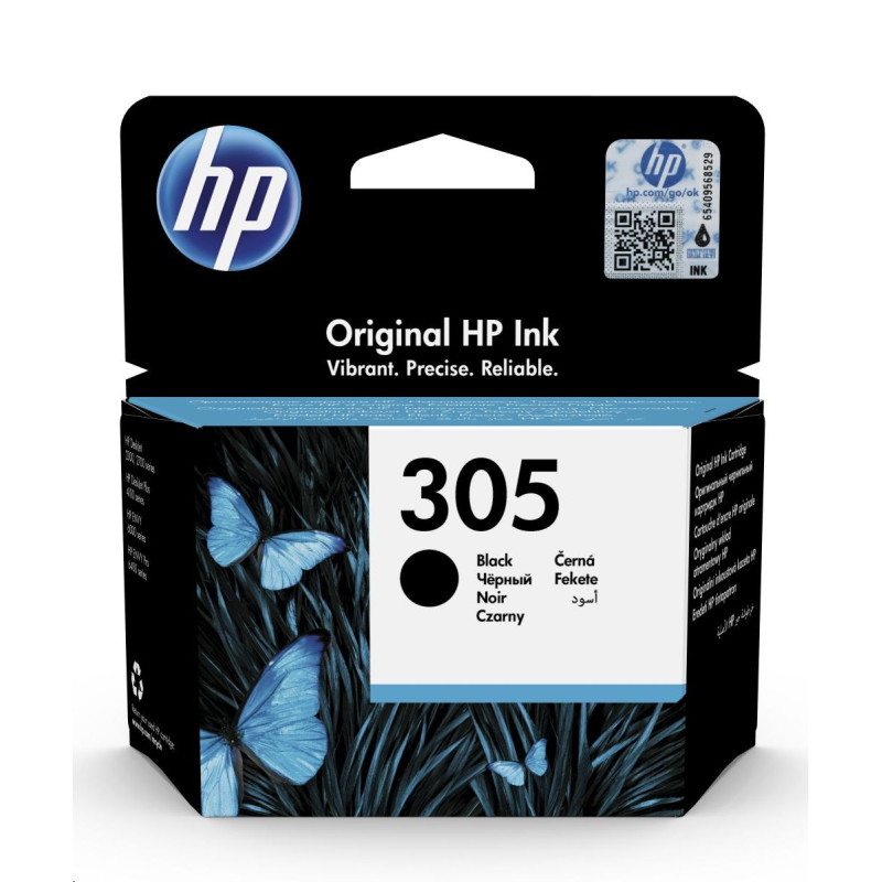 HP Ink Cartridge č.305 black