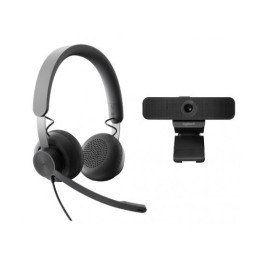Logitech Wired Personal Video CollabKit - GRAPHITE - EMEA - TEAMS