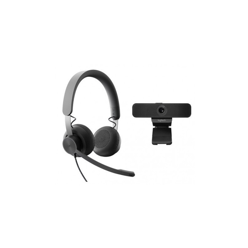 Logitech Wired Personal Video CollabKit - GRAPHITE - EMEA - TEAMS