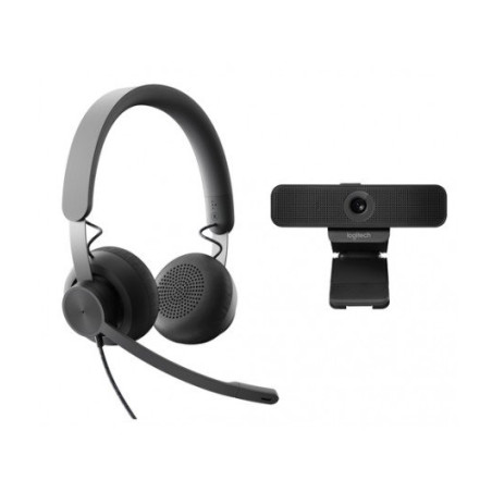 Logitech Wired Personal Video CollabKit - GRAPHITE - EMEA - TEAMS