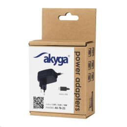 Akyga napájecí adaptér 5V /2A 10W micro USB