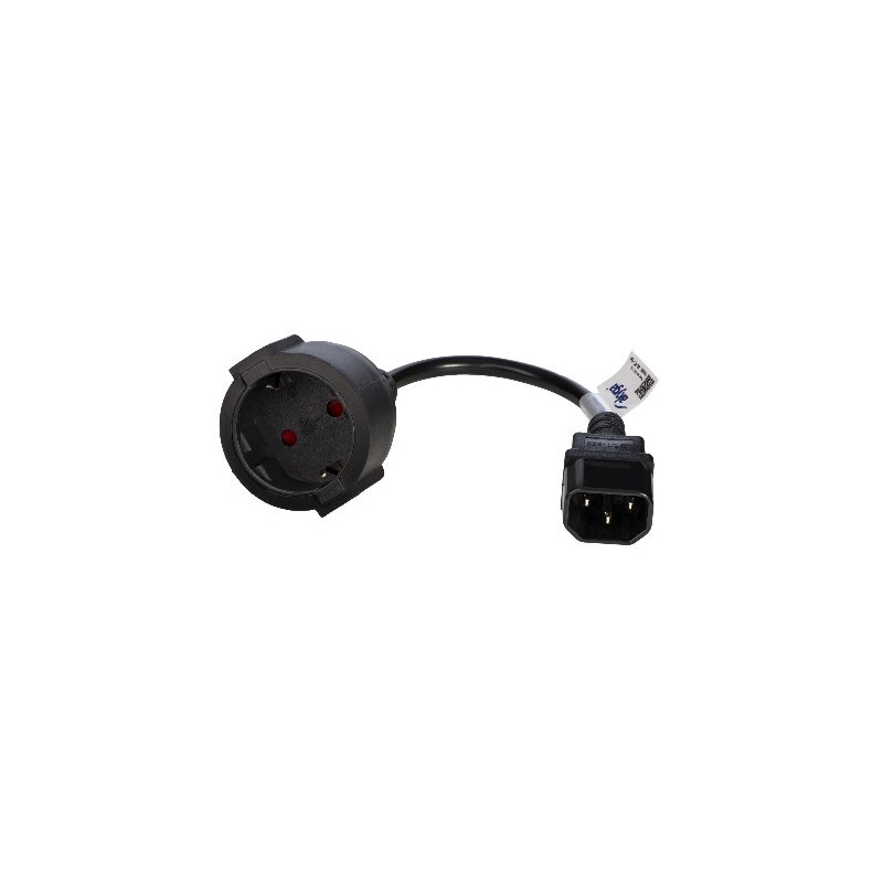 Akyga prodlužovací napájecí kabel CEE 7/4/C14 15cm