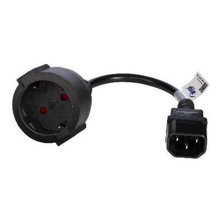 Akyga prodlužovací napájecí kabel CEE 7/4/C14 15cm